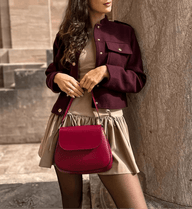Giacca Bomber Elsa con Dettagli Dorati