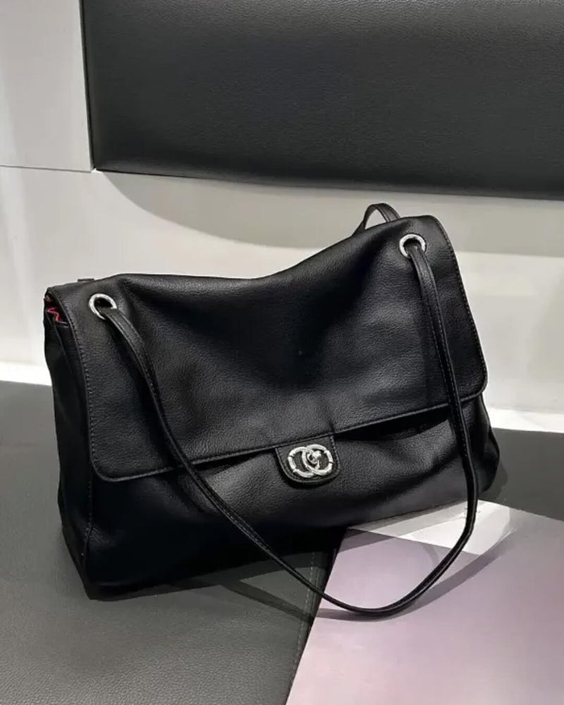 ZEYA - Emma Buckle Flap Shoulder Bag