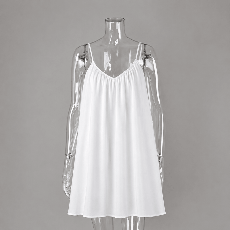 ZEYA - Esra Spaghetti Strap Flowy Mini Dress