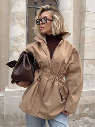 Trench coat con coulisse Eve