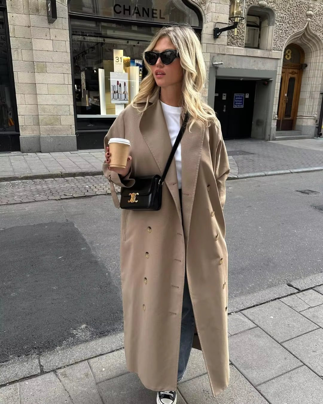 ZEYA - Evelyn Classic Double Breasted Trench Coat