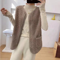 Gilet in pile Fiona