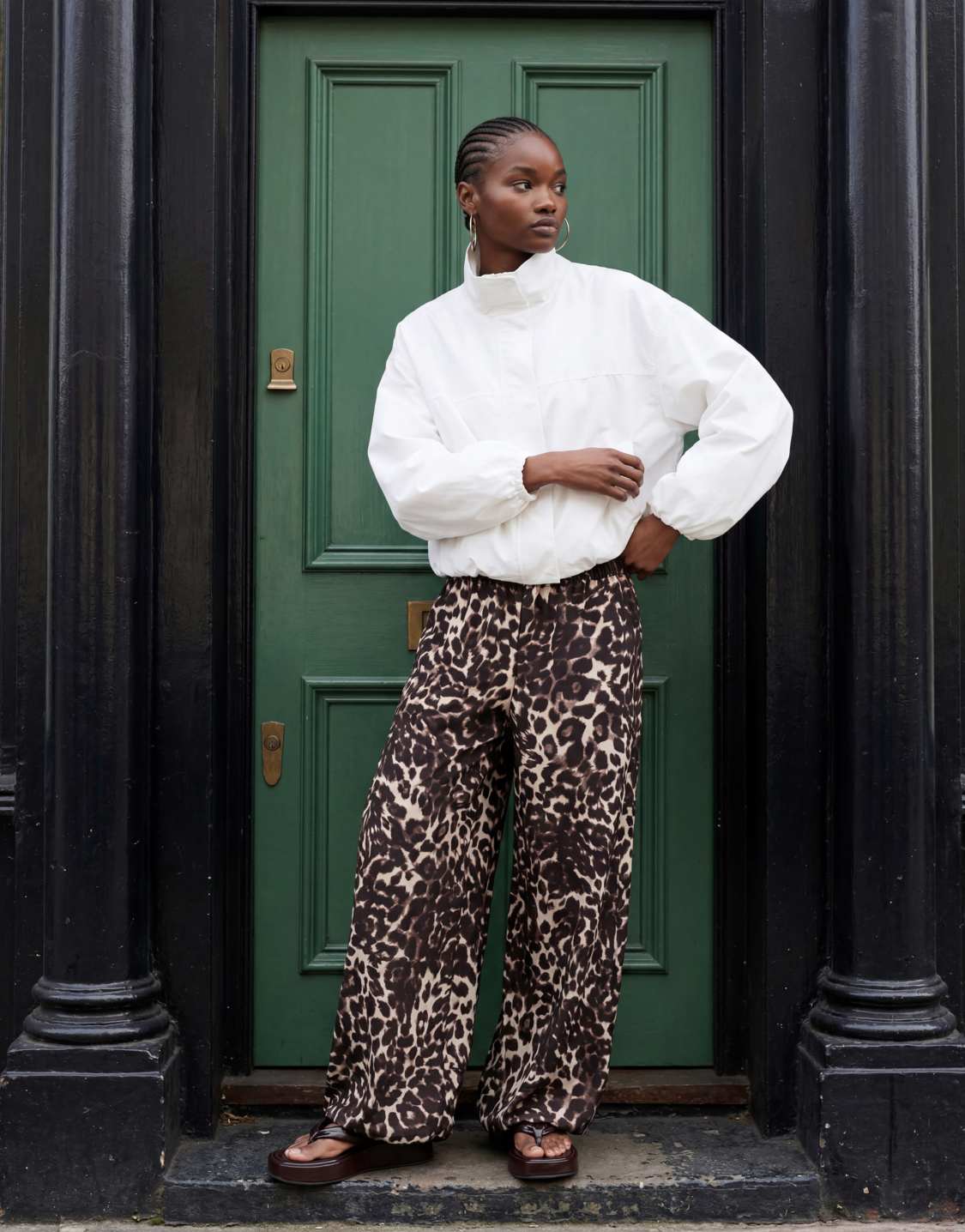 ZEYA - Fiona Funnel Neck Windbreaker Jacket