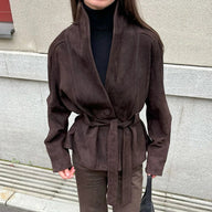 Giacca in suede Freya