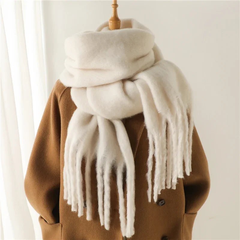 ZEYA - Gabriella Tasseled Winter Scarf