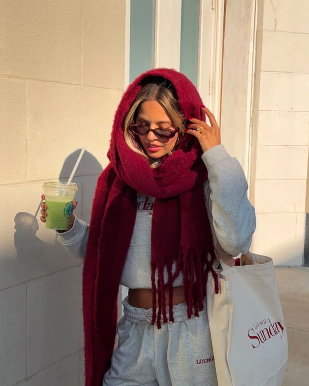 ZEYA - Gabriella Tasseled Winter Scarf
