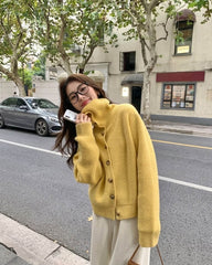 Cardigan lavorato a maglia oversize Gloria