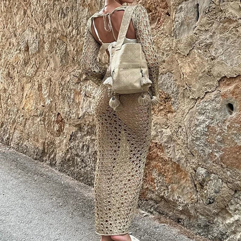 ZEYA - Grace Hollow Maxi Beach Dress