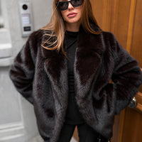 Cappotto in ecopelliccia Greta