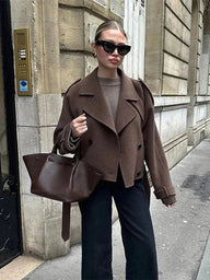 Trench coat con lacci Hannah