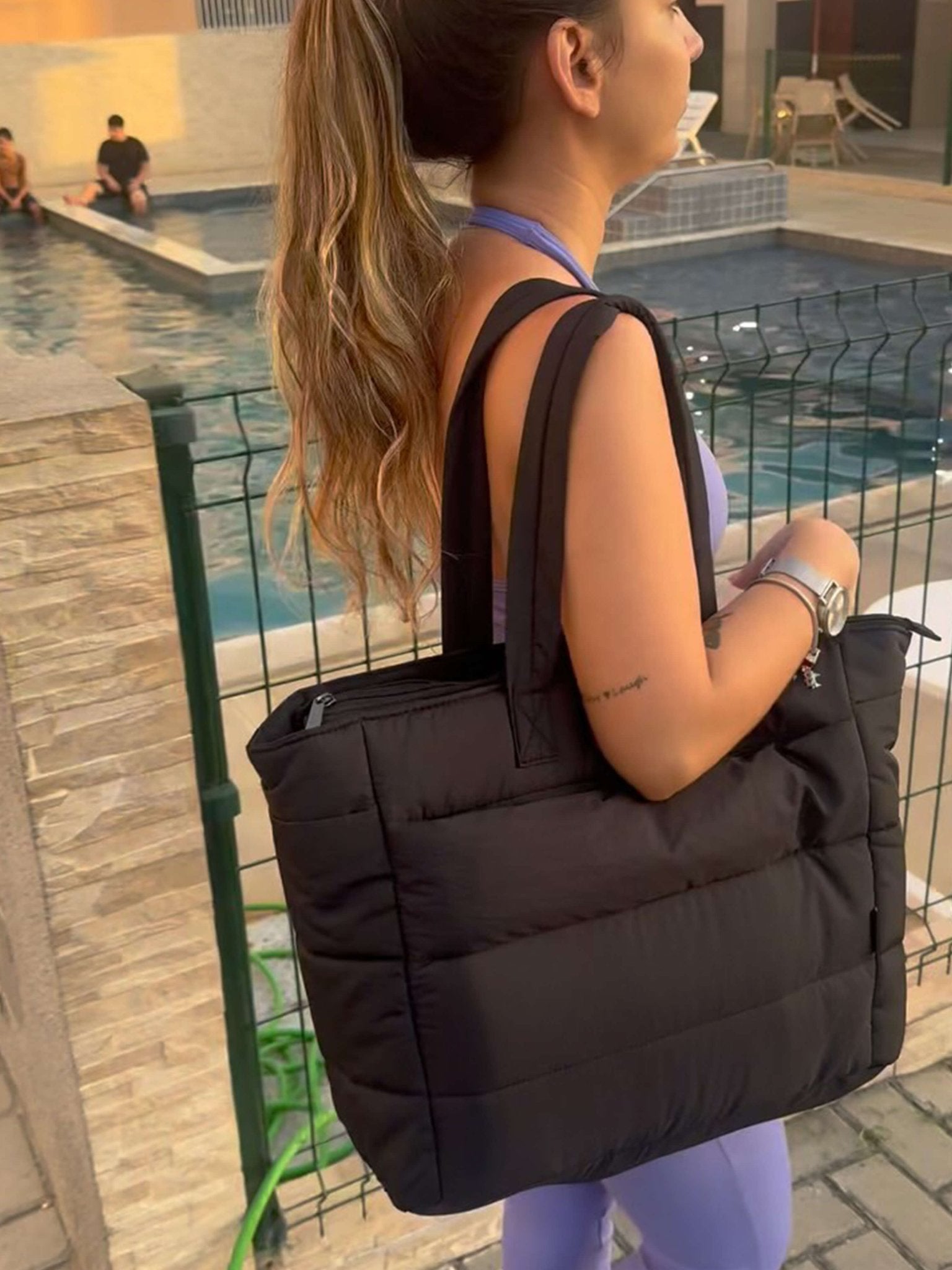 ZEYA - Iconic Puffer Tote Bag