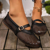 Ballerine Indra con cinturino a rete
