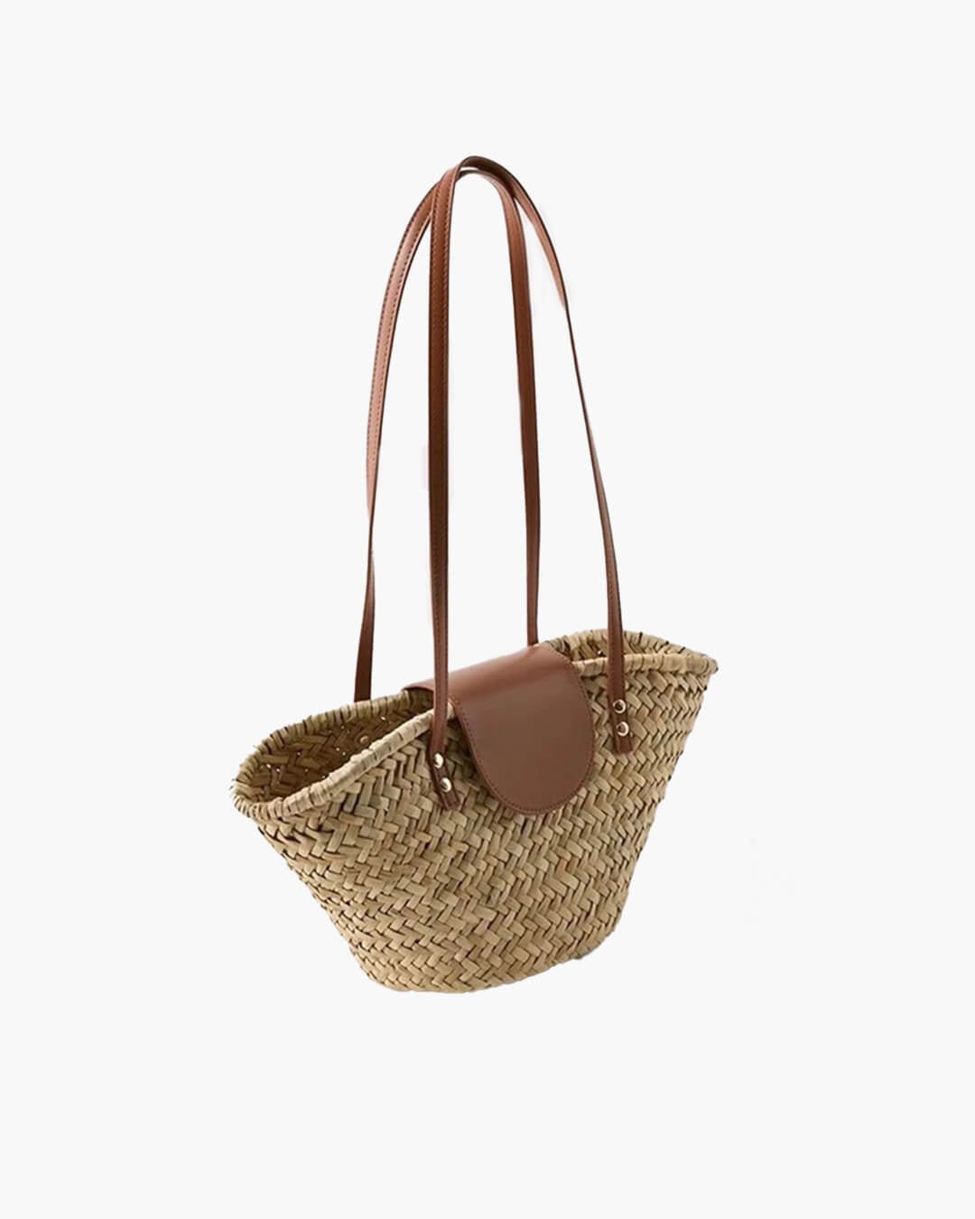 ZEYA - Ingela Woven Rattan Shoulder Bag