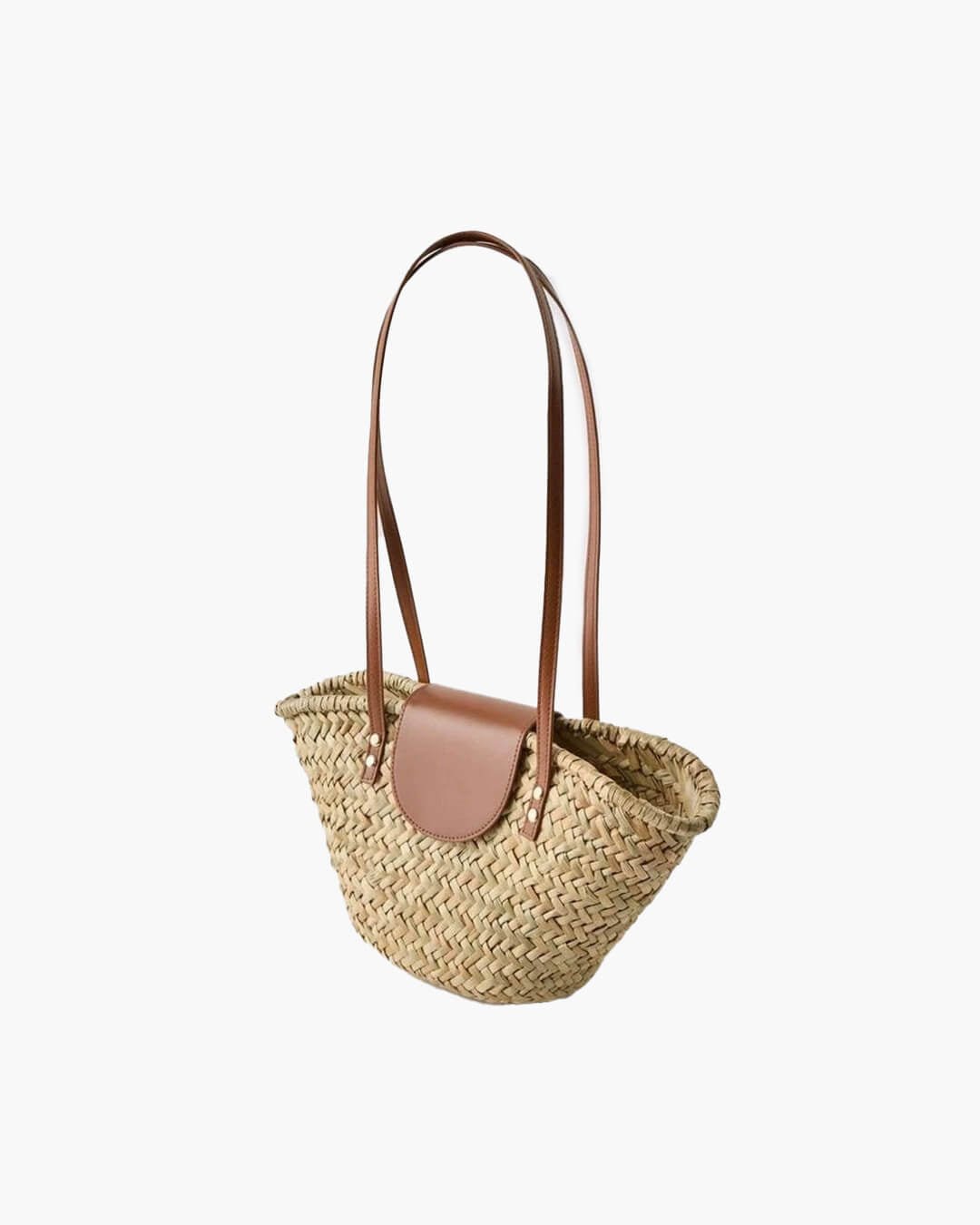 ZEYA - Ingela Woven Rattan Shoulder Bag