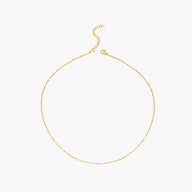 Collana a catena con perline di perla minimalista Iona