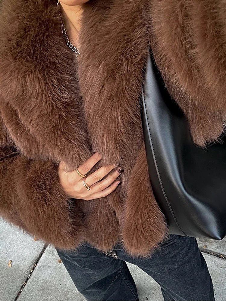 ZEYA - Jemisha Short Faux Fur Coat