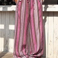 Pantaloni larghi a righe Jenny
