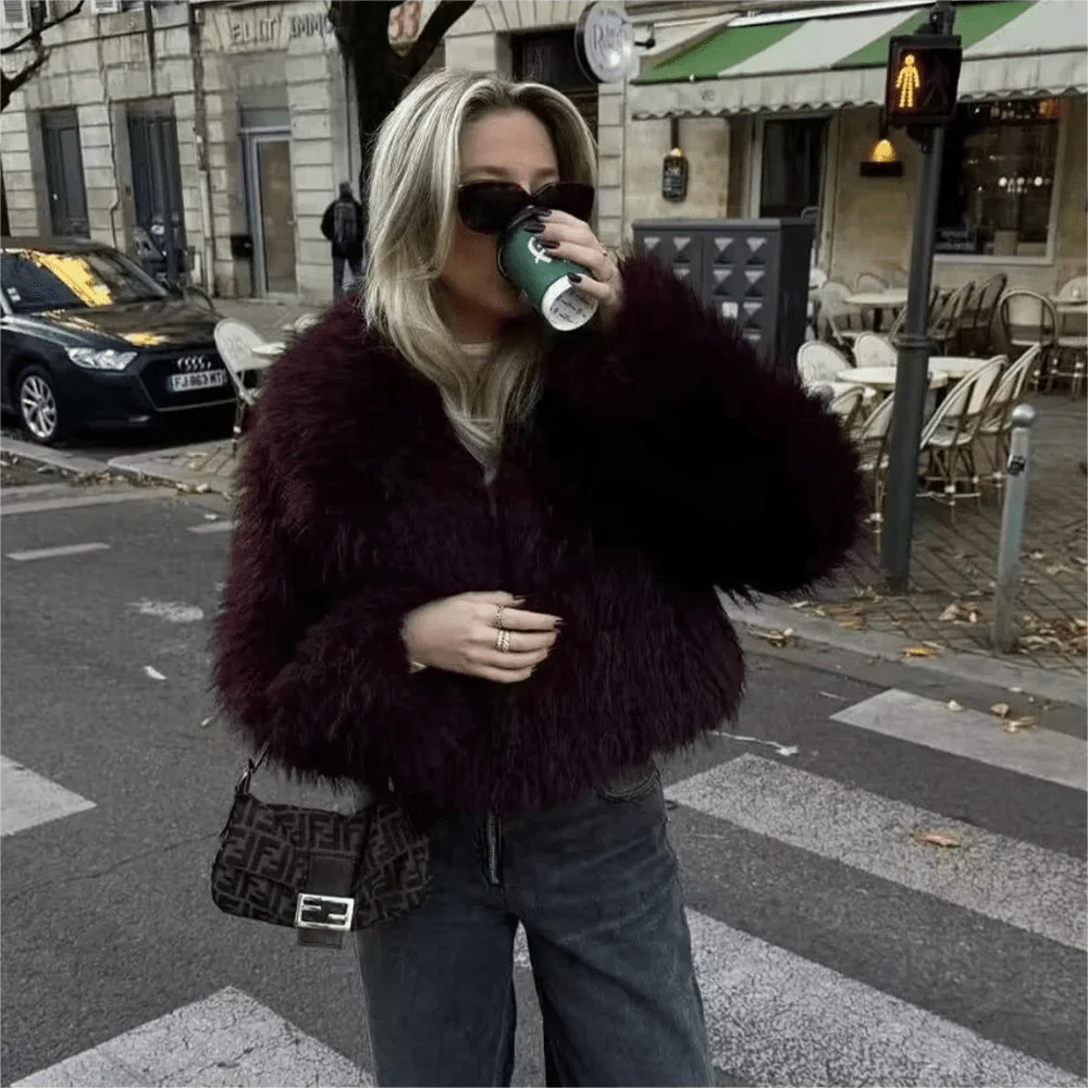ZEYA - Jocelyn Cozy Faux Fur Coat