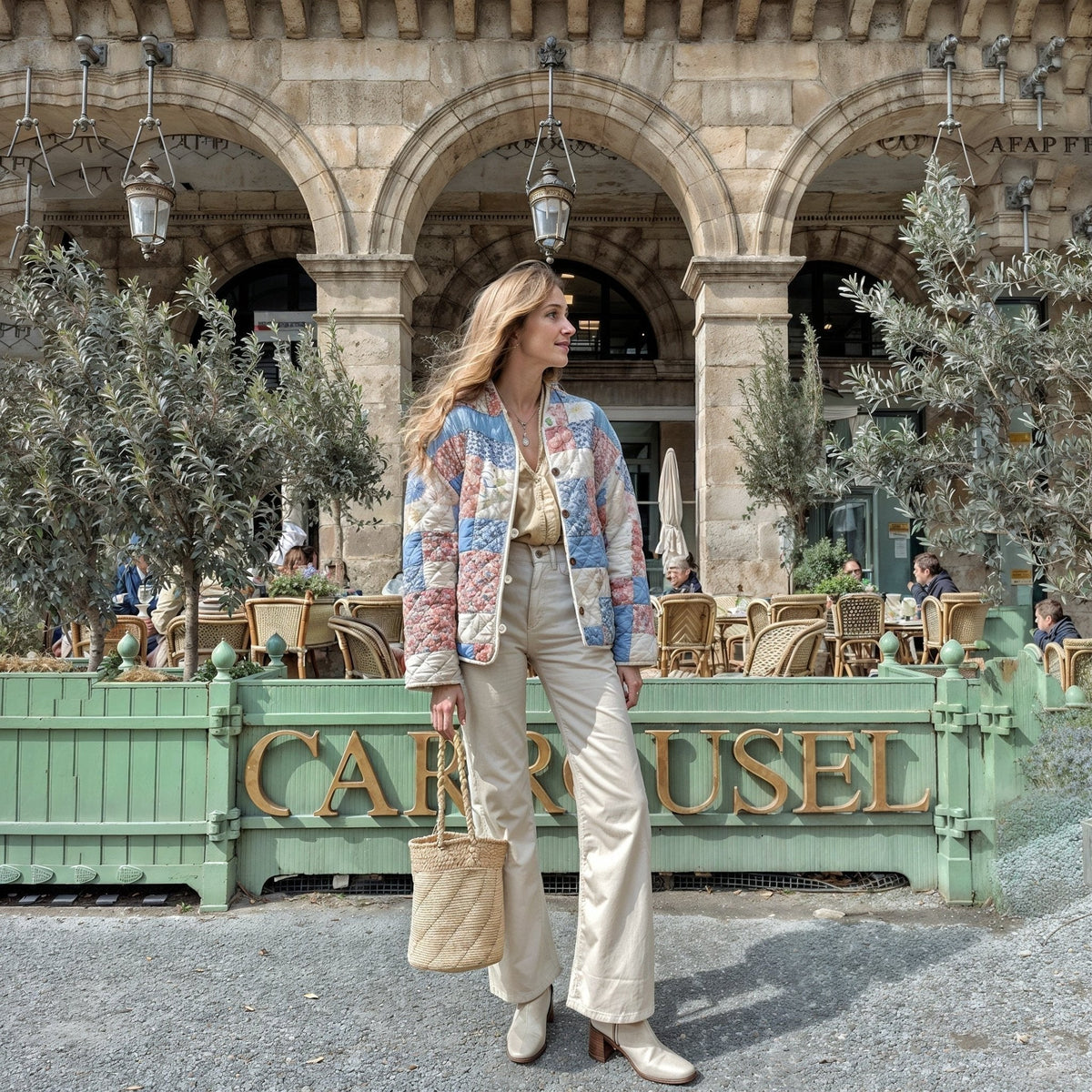ZEYA - Jona Quilted Floral Jacket