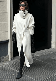 Cappotto lungo con colletto alto Julia