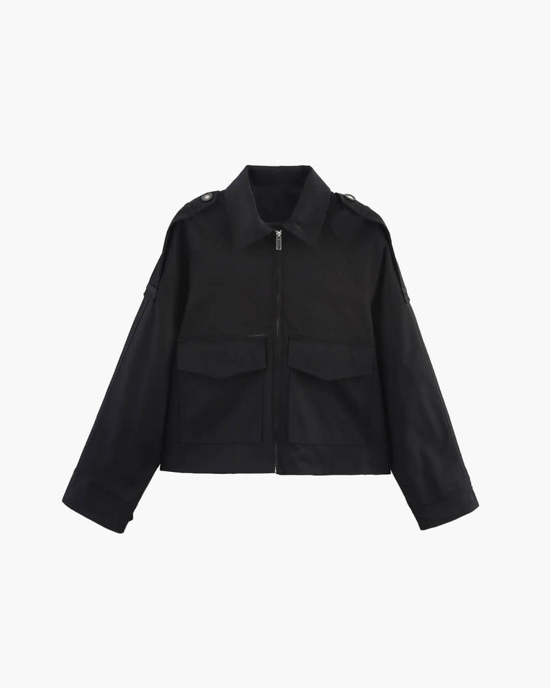 ZEYA - Juliana Cropped Trench Jacket