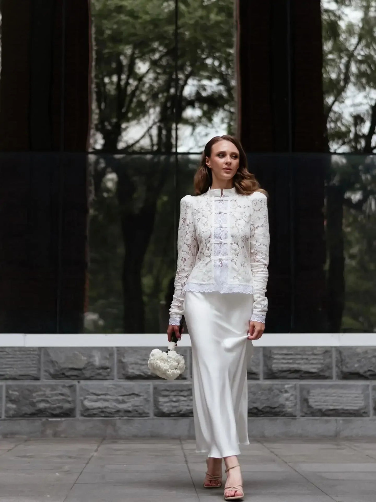 ZEYA - Katarina Puff Sleeve Lace Blouse
