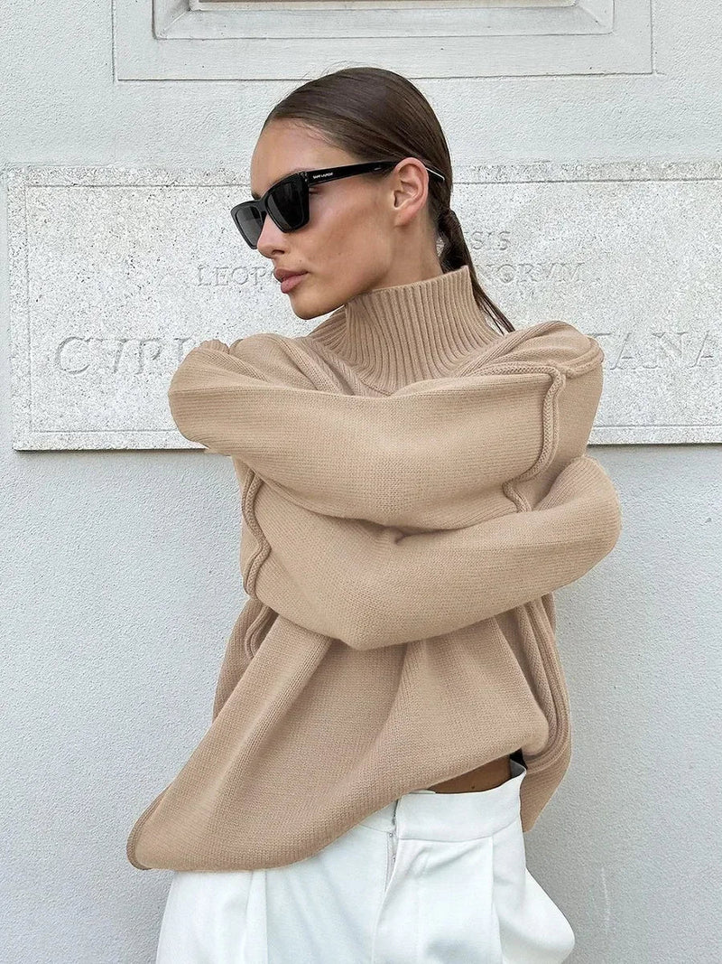 ZEYA - Kath Turtleneck Knit Sweater