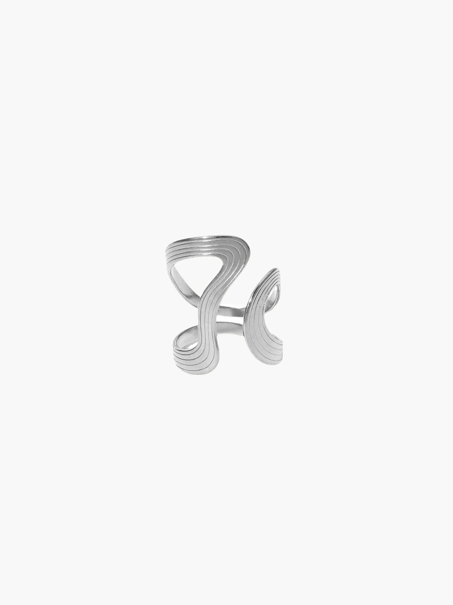 ZEYA - Kendra Asymmetrical Wave Ring