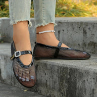 Ballerine Mary Jane in rete Kenza