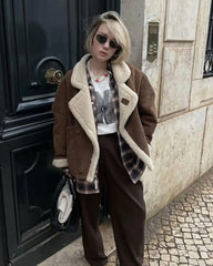 Giacca in finta similpelle Laura