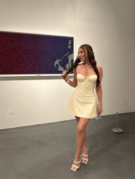 Minidress Laura con lacci
