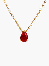 Collana con Pietra di Nascita a Goccia Lilith