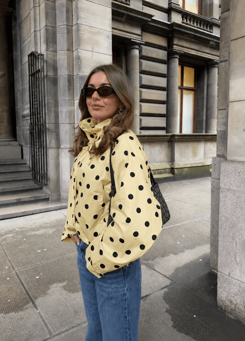 ZEYA - Linda Drawstring Polka Dot Jacket