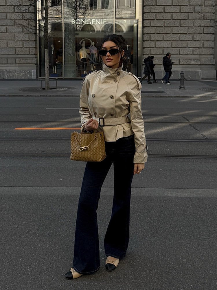 ZEYA - Lindy Cropped Trench Coat