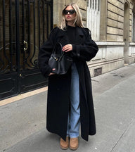 Trench coat Mildred con scollo profondo
