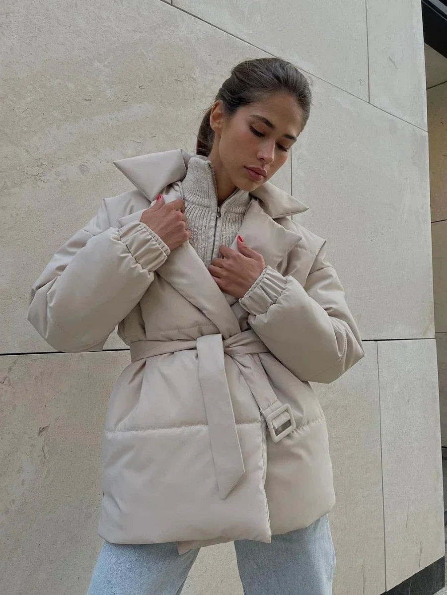 ZEYA - Lou Belted Puffer Jacket