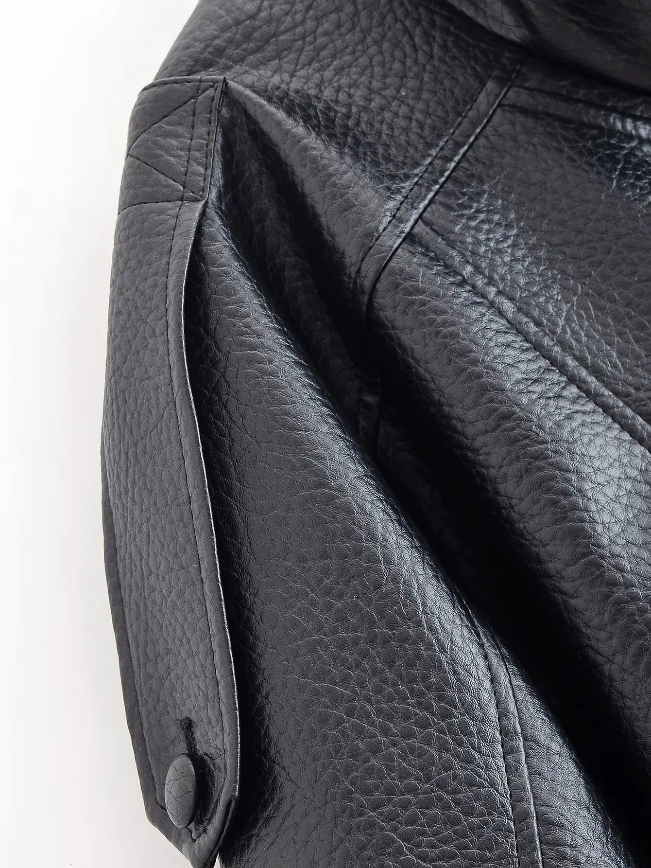 ZEYA - Lucille Asymmetrical Leather Jacket