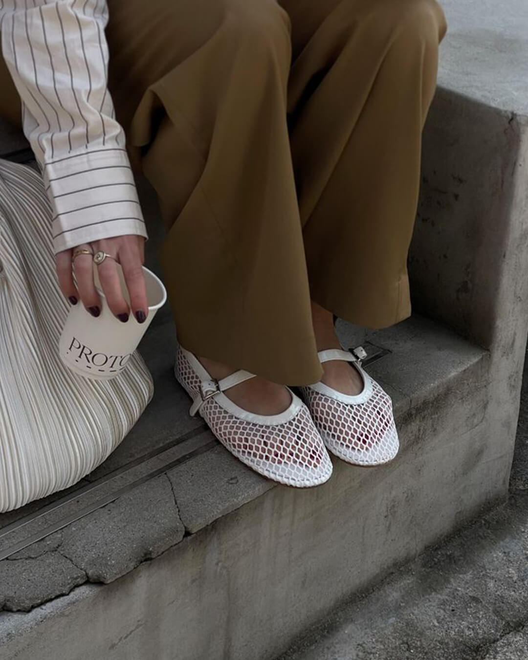 ZEYA - Margaret Mesh Ballet Flats