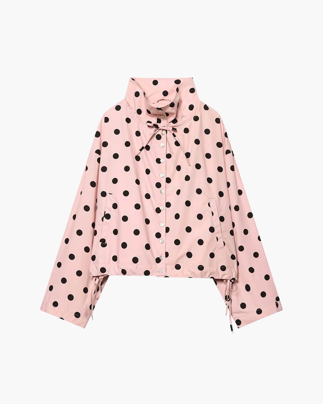 ZEYA - Margot Polka Dot High Collar Jacket