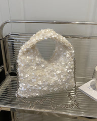 Emilia pochette da sera con paillettes a tracolla
