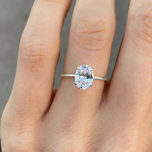 ZEYA - Maribel Oval Zirconia Ring
