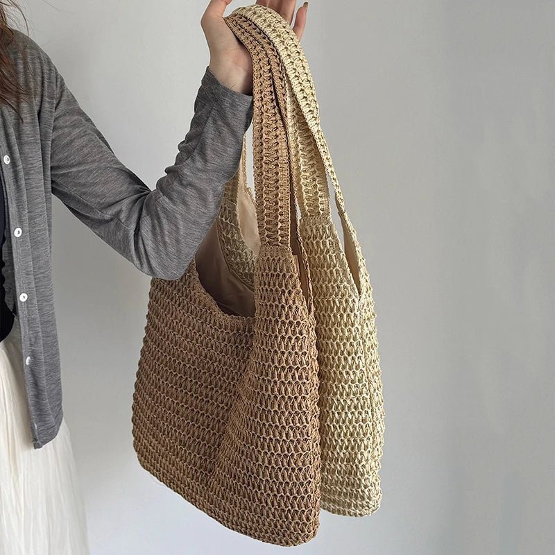 ZEYA - Marina Woven Straw Tote
