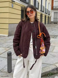 Giacca imbottita trapuntata Mia