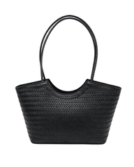 Borsa intrecciata in finta similpelle Leona