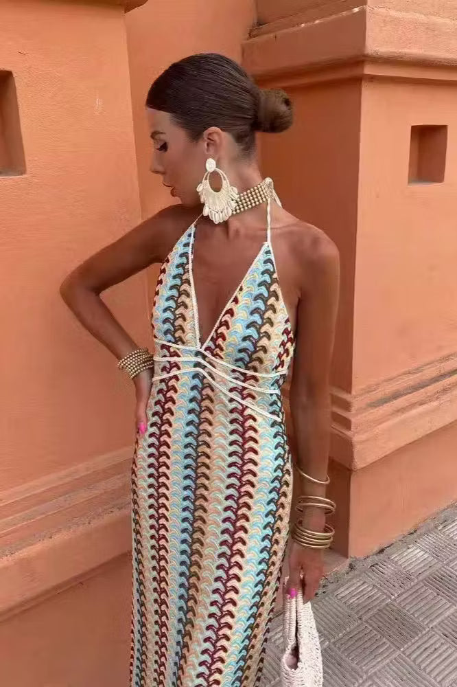 Vestito maglione Mila lavorato a crochet