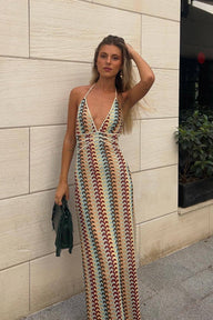Vestito maglione Mila lavorato a crochet