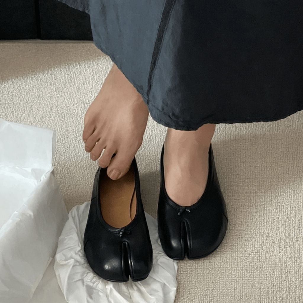 ZEYA - Miranda Split-Toe Leather Mules