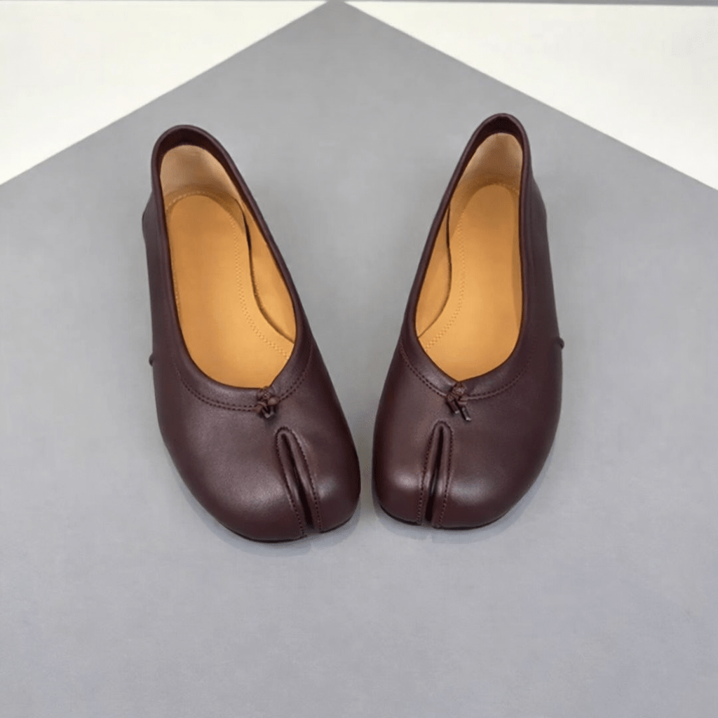 ZEYA - Miranda Split-Toe Leather Mules