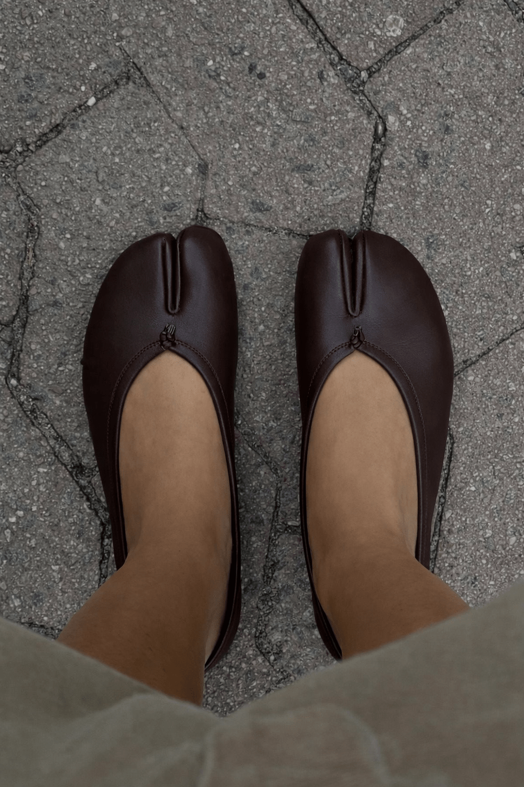 ZEYA - Miranda Split-Toe Leather Mules