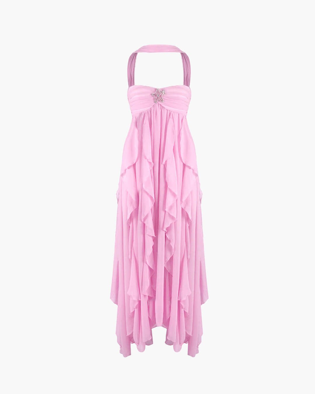 ZEYA - Nela Strapless Ruffled Maxi Dress